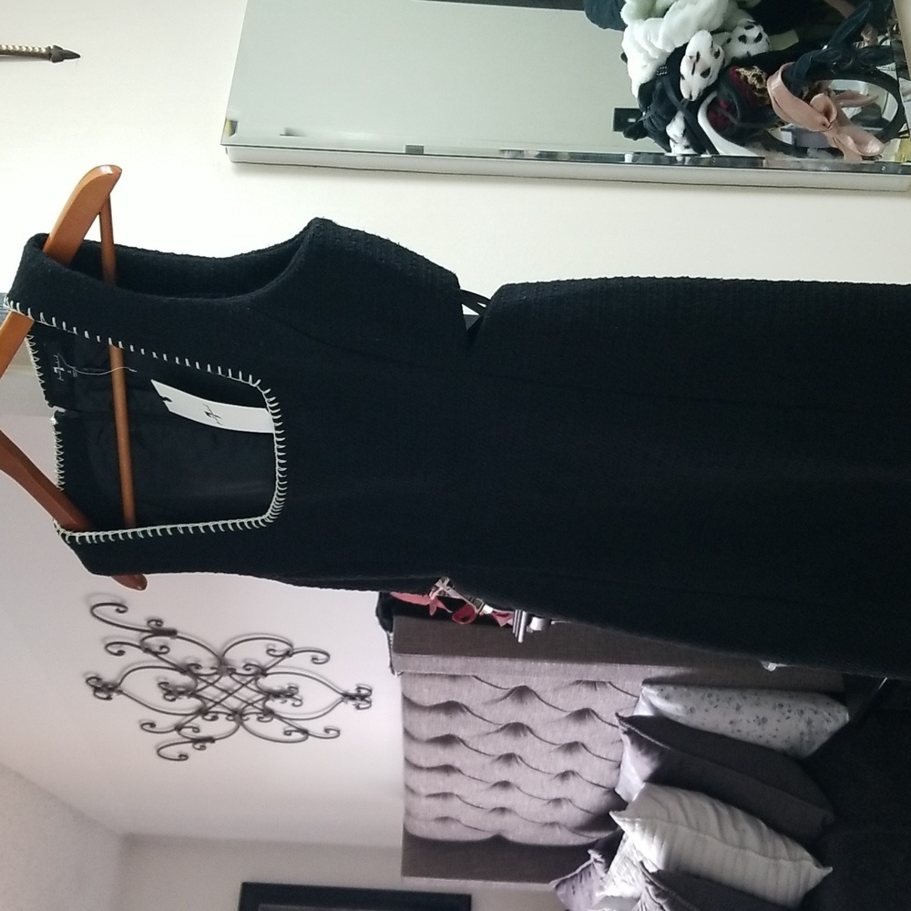 Textured Blk dress with waist cut outs...